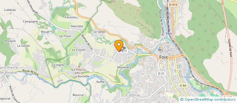 localisation de l'entreprise MADAME MARIE HUET à FOIX