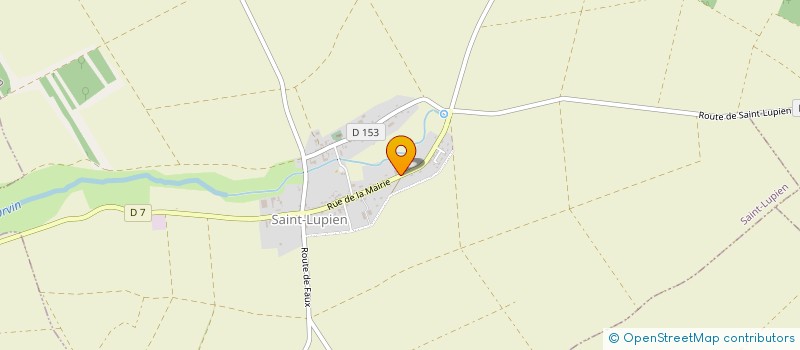 localisation de l'entreprise MADAME MARIE HUEZ  SAINT-LUPIEN