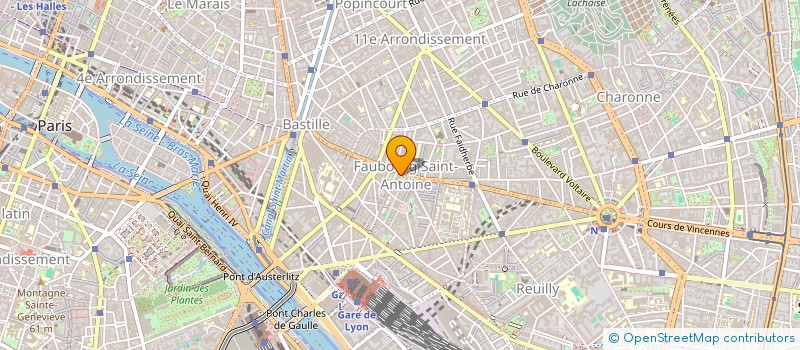 localisation de l'entreprise MADAME MARIE HUGO  PARIS 12