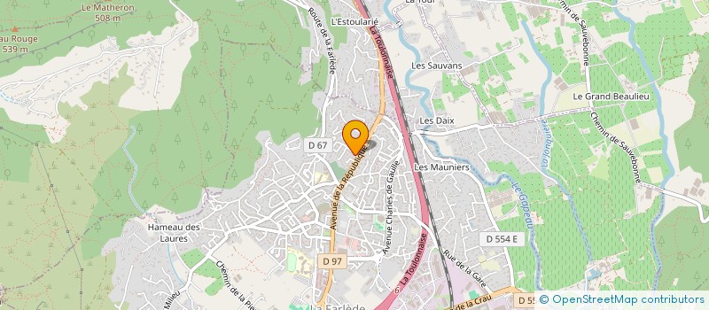 localisation de l'entreprise MADAME MARIE HUGONNET  LA FARLEDE