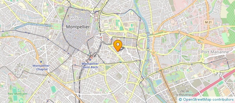 localisation de l'entreprise MADAME MARIE HUGOUNENQ à MONTPELLIER