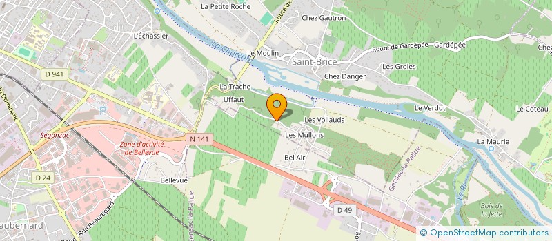 localisation de l'entreprise MADAME MARIE HUILIZEN  SAINT-BRICE