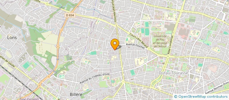 localisation de l'entreprise MADAME MARIE HUMARAUT à BILLERE