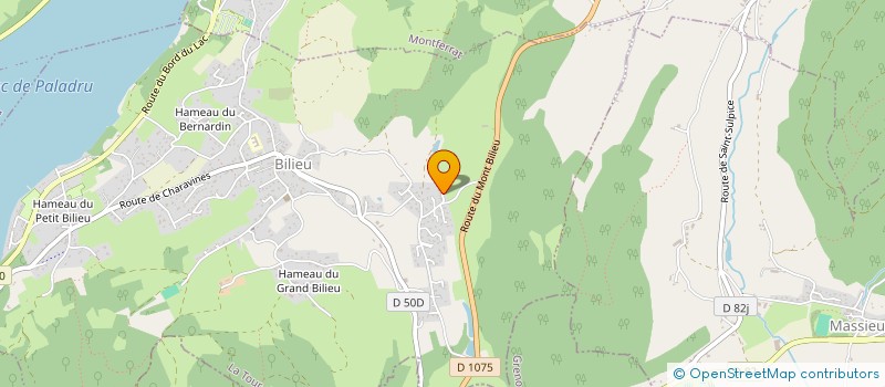 localisation de l'entreprise MADAME MARIE HUMBERT  BILIEU