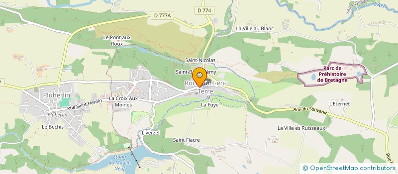 localisation de l'entreprise MADAME MARIE HUMEAU à ROCHEFORT-EN-TERRE