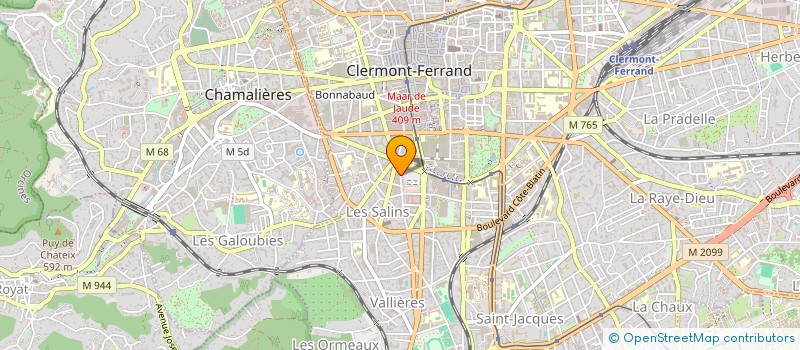 localisation de l'entreprise MADAME MARIE HUNN  CLERMONT-FERRAND