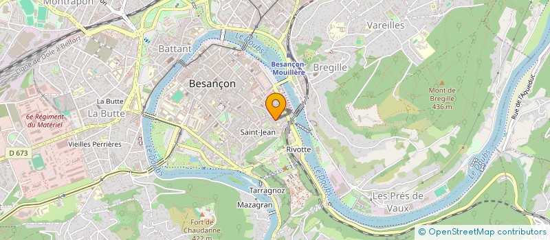 localisation de l'entreprise MADAME MARIE HUOT  BESANCON