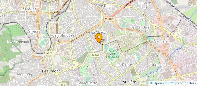 localisation de l'entreprise MADAME MARIE HUOT  AUBIERE