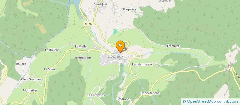 localisation de l'entreprise MADAME MARIE HUREL  DOIZIEUX