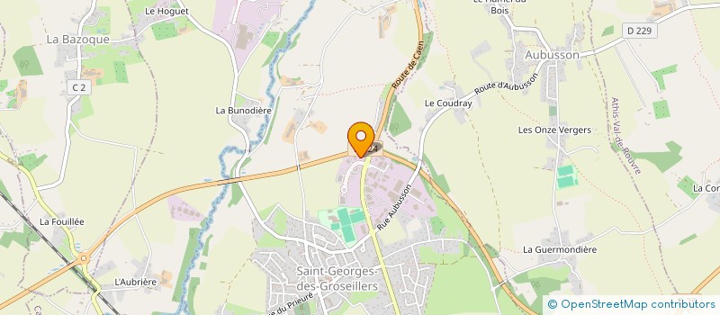 localisation de l'entreprise MADAME MARIE HUS à LANDIGOU