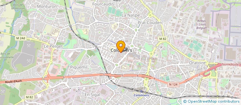 localisation de l'entreprise MADAME MARIE HUSSON à COLOMIERS
