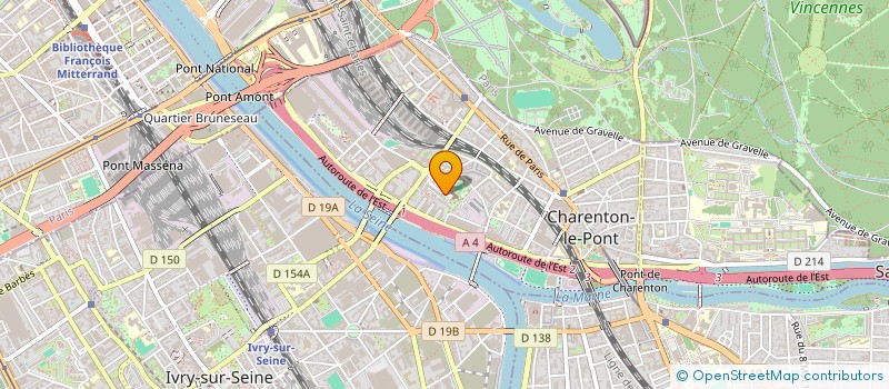 localisation de l'entreprise MADAME MARIE IDELMA ISIDOR  CHARENTON-LE-PONT