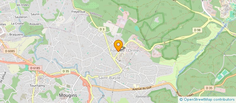 localisation de l'entreprise MADAME MARIE IENI  MOUGINS