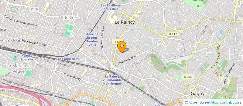 localisation de l'entreprise MADAME MARIE IMBOURG à LE RAINCY