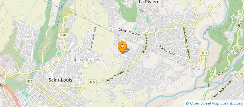 localisation de l'entreprise MADAME MARIE INCAMA  SAINT-LOUIS