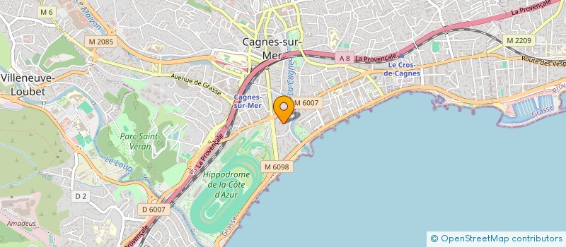 localisation de l'entreprise MADAME MARIE INGIASY  CAGNES-SUR-MER