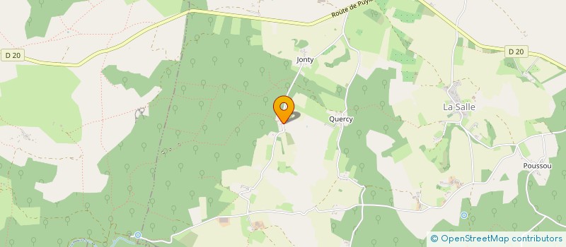 localisation de l'entreprise MADAME MARIE INSIRAKY  MOUILLAC