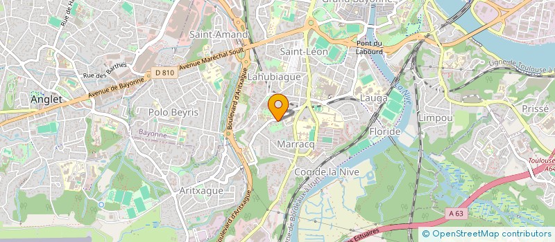 localisation de l'entreprise MADAME MARIE IRASSART  BAYONNE