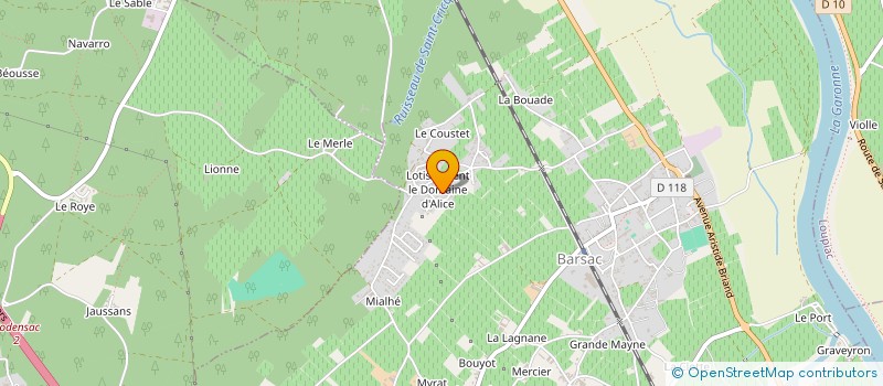 localisation de l'entreprise MADAME MARIE IRIGOYEN  LANDIRAS