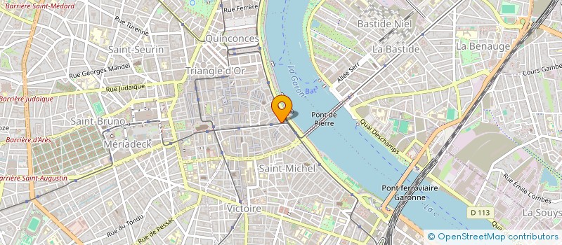 localisation de l'entreprise MADAME MARIE IRLES DEPE  BORDEAUX