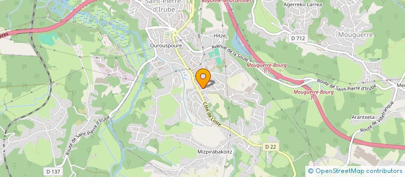 localisation de l'entreprise MADAME MARIE ISABELLE ARAUJO  SAINT-PIERRE-D'IRUBE