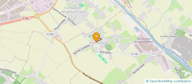 localisation de l'entreprise MADAME MARIE-ISABELLE AUGUSTO  WARDRECQUES