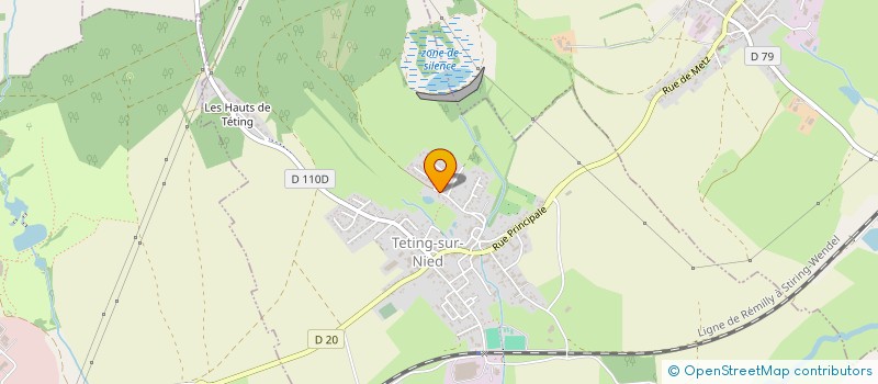 localisation de l'entreprise MADAME MARIE-ISABELLE BECKER  TETING-SUR-NIED