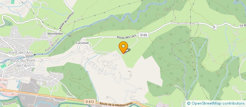 localisation de l'entreprise MADAME MARIE-ISABELLE BERNAL  BOUT-DU-PONT-DE-LARN