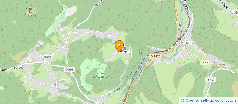 localisation de l'entreprise MADAME MARIE-ISABELLE BRAUNECKER  PLAINE