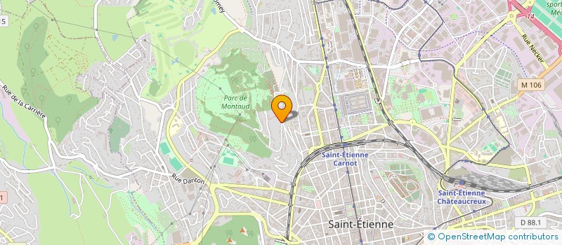 localisation de l'entreprise MADAME MARIE ISABELLE CELLARD  SAINT-ETIENNE