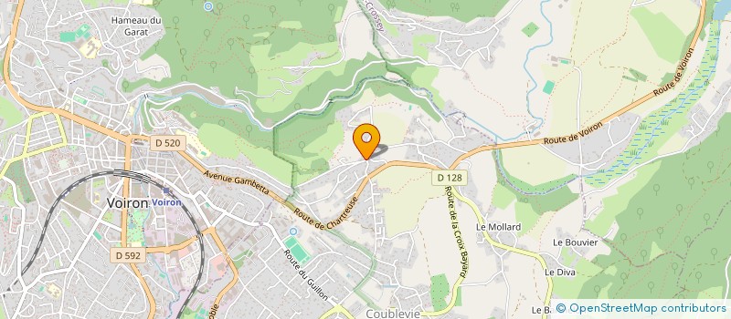 localisation de l'entreprise MADAME MARIE-ISABELLE DI RUSCIO  COUBLEVIE