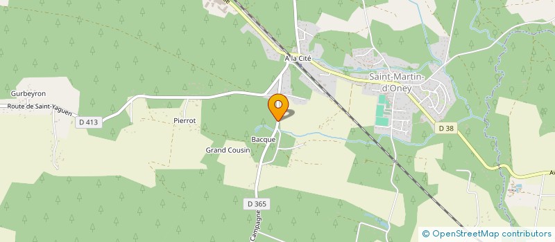 localisation de l'entreprise MADAME MARIE-ISABELLE LABE  SAINT-MARTIN-D'ONEY