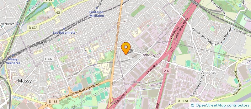 localisation de l'entreprise MADAME MARIE-ISABELLE URIOS à ANTONY