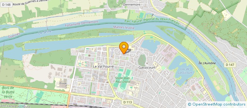 localisation de l'entreprise MADAME MARIE ITURRIAGA à MANTES-LA-JOLIE