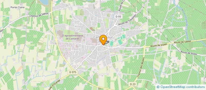 localisation de l'entreprise MADAME MARIE IVA  CAMARET-SUR-AIGUES