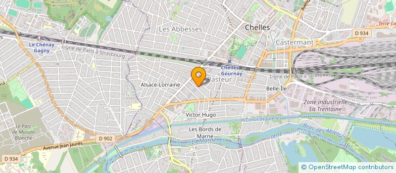 localisation de l'entreprise MADAME MARIE IZAMBARD à CHELLES