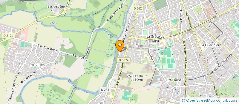 localisation de l'entreprise MADAME MARIE JACQUET  FLEURY-SUR-ORNE