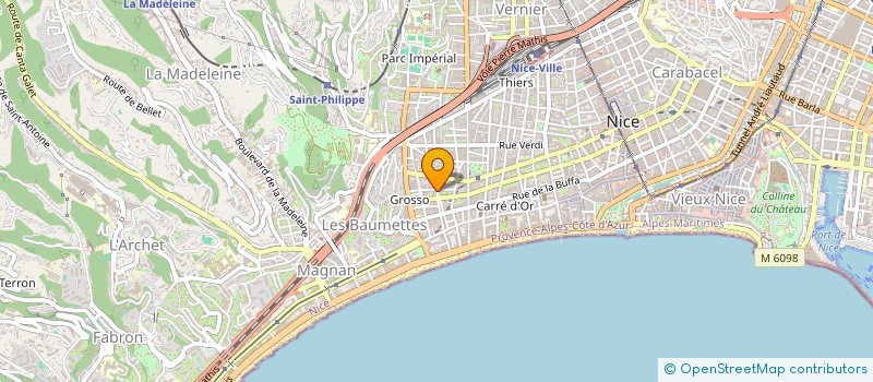 localisation de l'entreprise MADAME MARIE JAFFREIOT à NICE