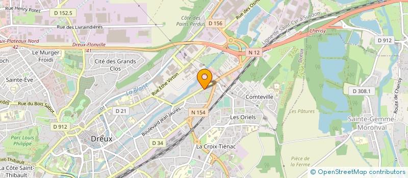 localisation de l'entreprise MADAME MARIE JAHELLA MARTIN à DREUX