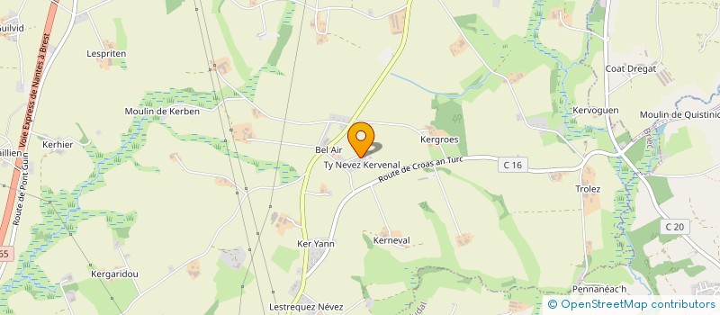 localisation de l'entreprise MADAME MARIE JAIN  BRIEC