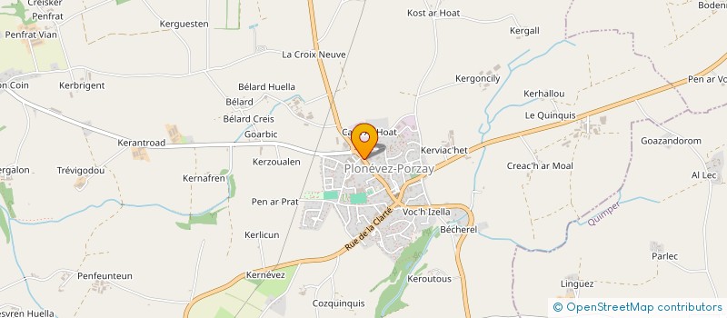 localisation de l'entreprise MADAME MARIE JAIN  PLONEVEZ-PORZAY