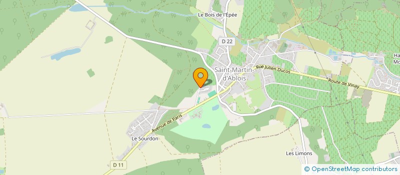 localisation de l'entreprise MADAME MARIE JAMART  SAINT-MARTIN-D'ABLOIS