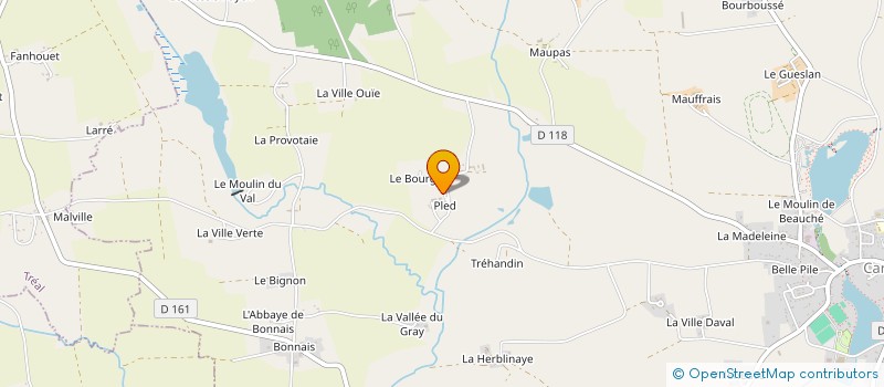 localisation de l'entreprise MADAME MARIE JAN  CARENTOIR