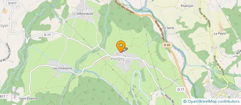 localisation de l'entreprise MADAME MARIE JANEL  LA SAULCE