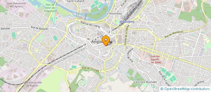 localisation de l'entreprise MADAME MARIE JANNIN à ANGOULEME