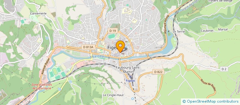 localisation de l'entreprise MADAME MARIE JANSOU  FIGEAC