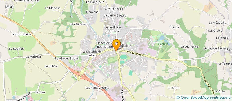 localisation de l'entreprise MADAME MARIE JAUNAY à ALLAIRE