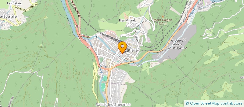 localisation de l'entreprise MADAME MARIE JAY  MOUTIERS