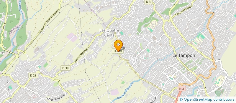 localisation de l'entreprise MADAME MARIE JEAMBLU  LE TAMPON