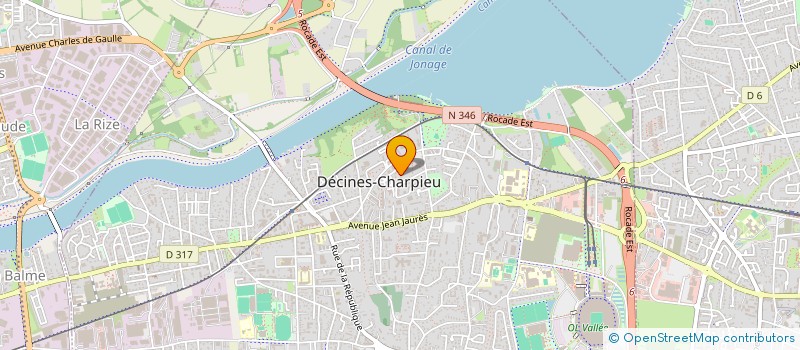 localisation de l'entreprise MADAME MARIE JEANDEAU à DECINES-CHARPIEU